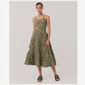 Pact NWOT Fit & Flare Midi Dress